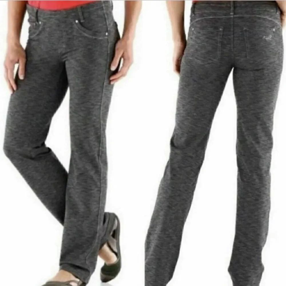 Kuhl Mova Straight Leg Pull On Pant Gray 2 Short No Drawstring